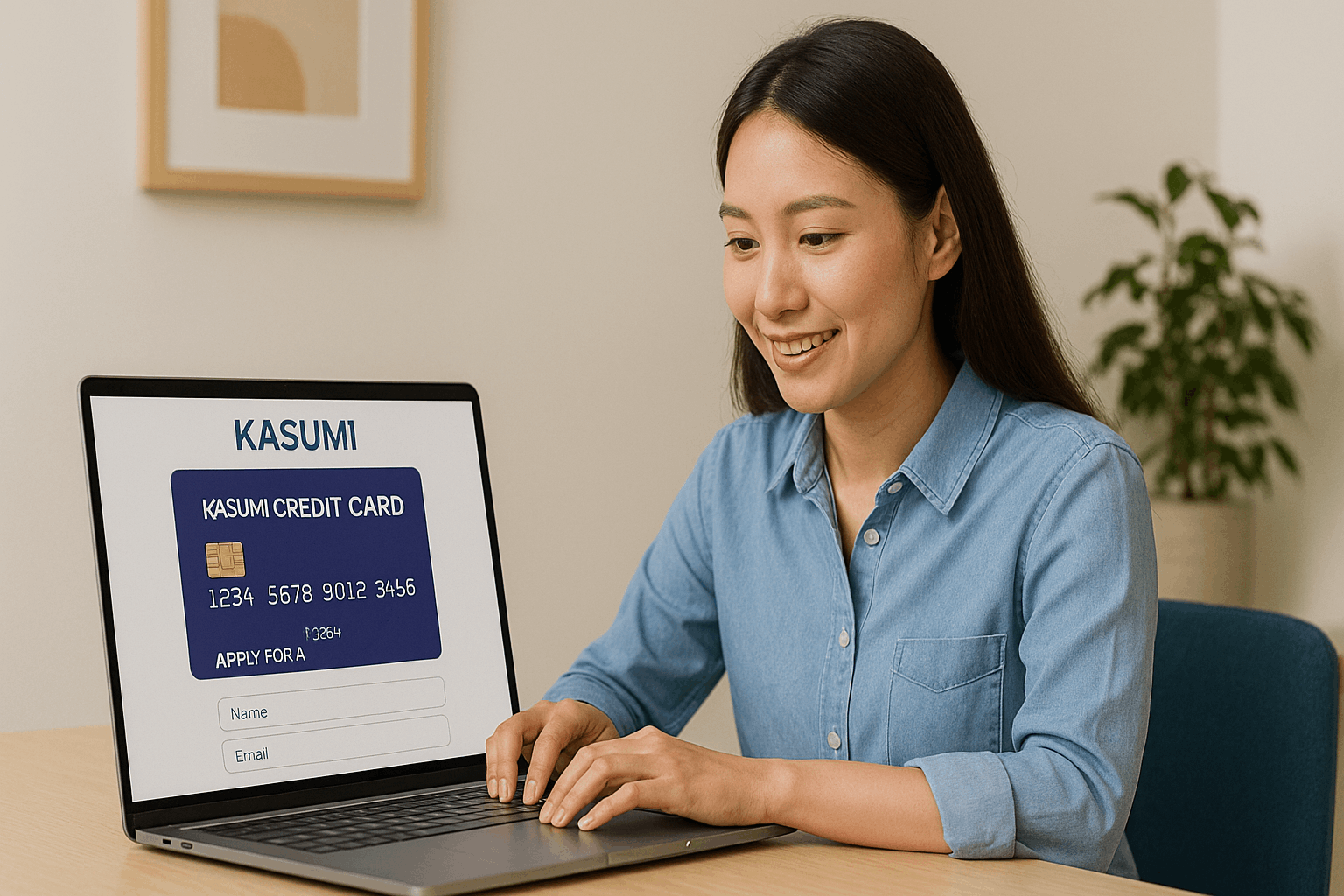 カスミクレジットカード:オンライン申し込み手順